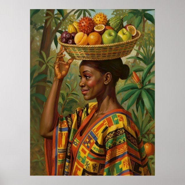 „Abeni“, ihre eigene Frucht – Feier der schwarzen  Poster (Vorne)