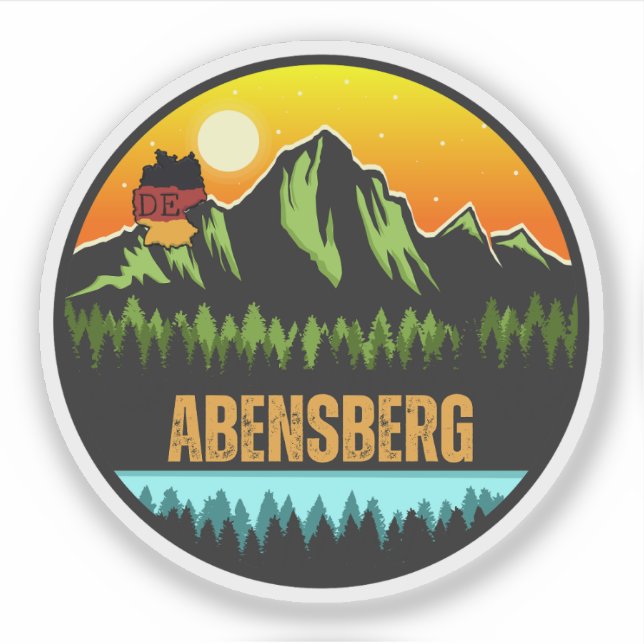 Abensberg, Deutschland Aufkleber (Vorderseite)