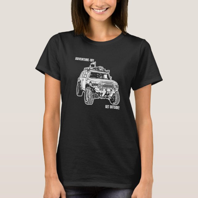 Abenteuer 101 Fj Cruiser 1 T-Shirt (Vorderseite)