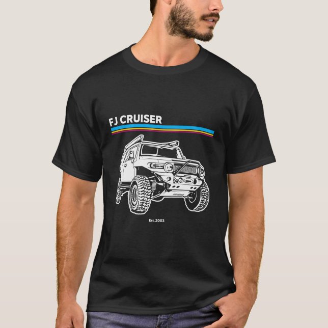 Abenteuer 101 Fj Cruiser T-Shirt (Vorderseite)