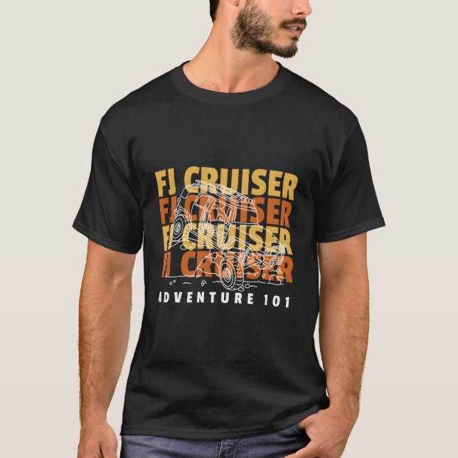 Abenteuer 101 Fj Cruiser T-Shirt (Vorderseite)
