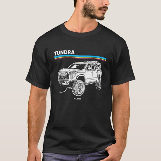 Abenteuer 101 Retro Tundra T-Shirt (Vorderseite)