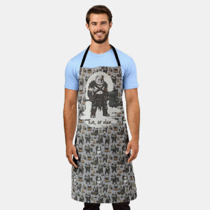 Abenteuer American Bulldog Gladiator Hund T-Shirt Schürze