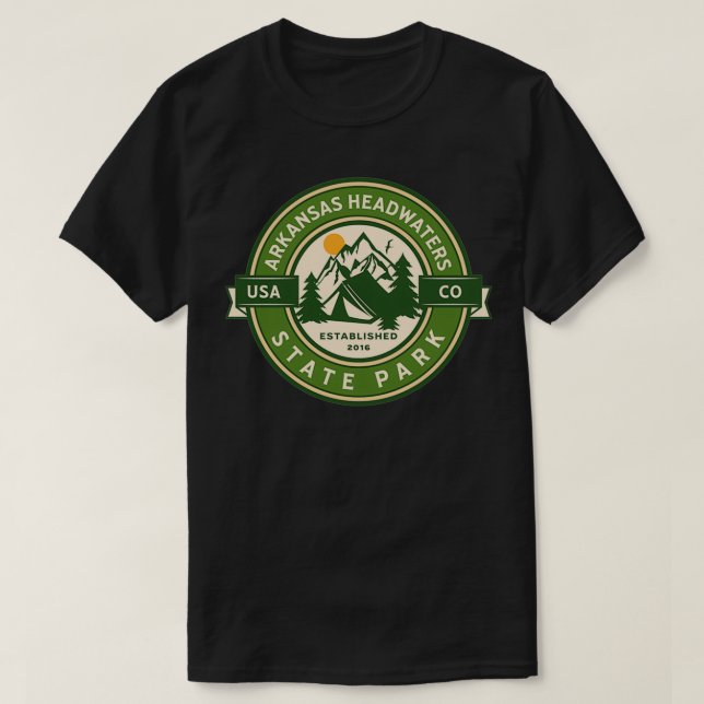 Abenteuer Arkansas Kopfwasser Salida Colorado T-Shirt (Design vorne)