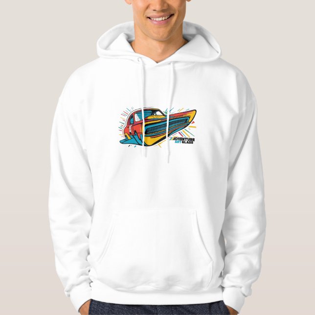 Abenteuer Art Glass Attraktionen Hoodie (Vorderseite)