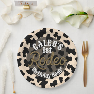 Abenteuer auf dem Wild-West-Rodeo-Geburtstag Pappteller