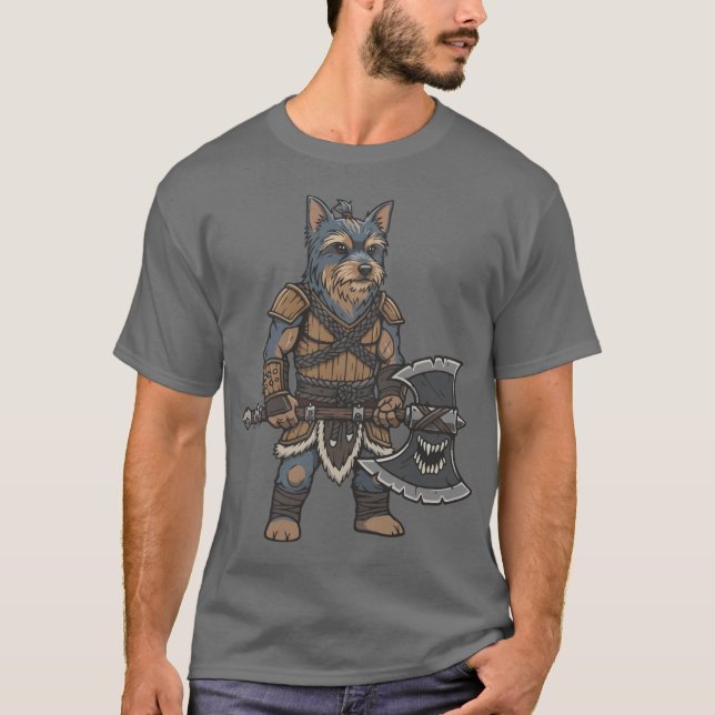 Abenteuer Australian Silky Terrier Gladiator T-Shirt (Vorderseite)