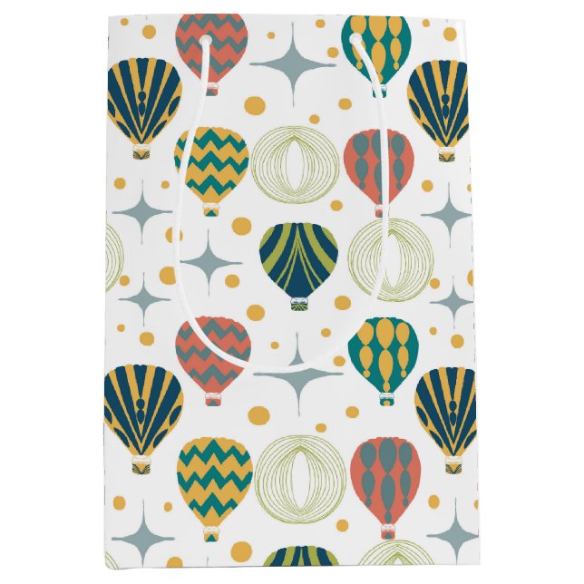 Abenteuer Awaits Hot Air Ballon Mittlere Geschenktüte (Vorderseite)