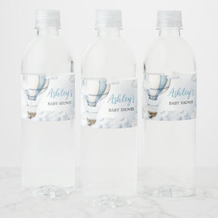 Abenteuer Awaits Hot Air Ballon Wasserflaschenetikett