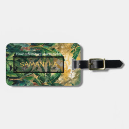 ABENTEUER BANANA JUNGLE INDIVIDUELLE NAME Gepäckma Gepäckanhänger