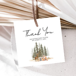 Abenteuer Begin Woodland Animal Baby Showplatz Geschenkanhänger