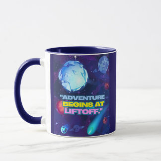 Abenteuer beginnt bei einem isolierten Schuster Tasse