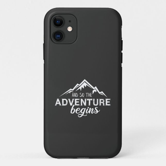 Abenteuer beginnt Case-Mate iPhone hülle (Rückseite)