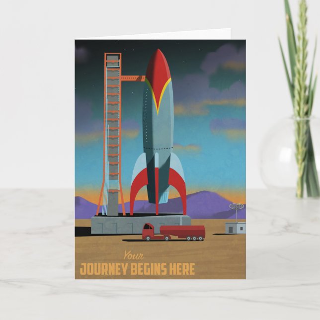 Abenteuer beginnt hier karte (Vorderseite)