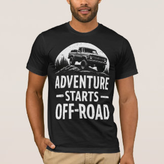 Abenteuer Beginnt Off-Road T-Shirt