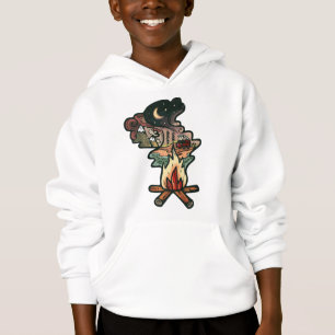 Abenteuer bei Lagerfeuer-Nacht Hoodie