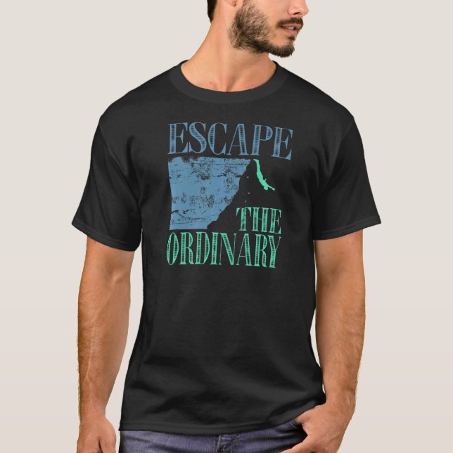 Abenteuer beim Klettern 1 T-Shirt (Vorderseite)