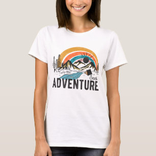 Abenteuer Berg Camping suchen T-Shirt
