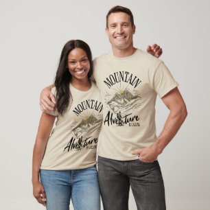 Abenteuer-Berg-Entdecker – Vintage-Wanderung T-Shirt