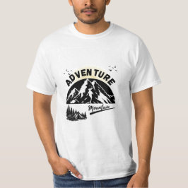 Abenteuer Camping Natur Berge T-Shirt