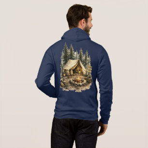 Abenteuer-Camping-Trip Junggesellenabschied Rustik Hoodie