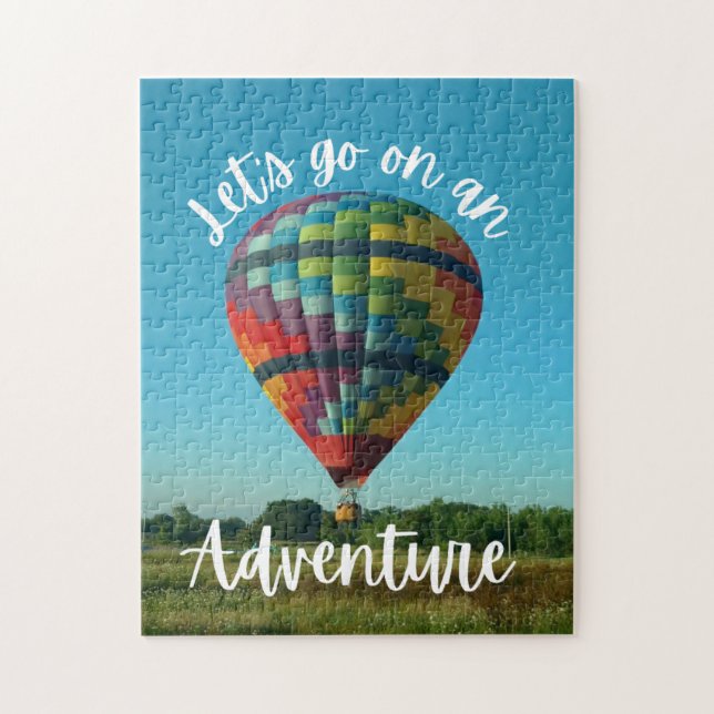 Abenteuer Colorful Hot Air Ballon Puzzle (Vertikal)