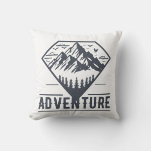 Abenteuer der modernen geometrischen Natur Kissen