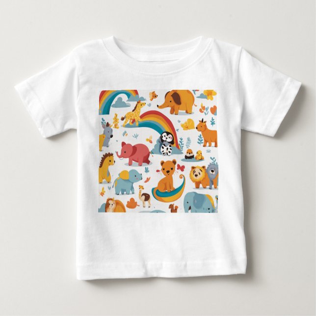 Abenteuer der Waldfreunde: Little Explorer Edition Baby T-shirt (Vorderseite)