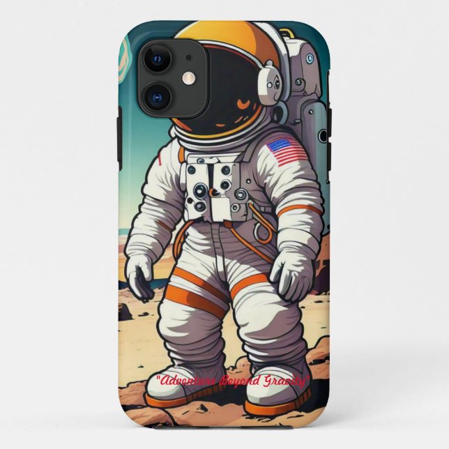 "Abenteuer des Astronauten" Case-Mate iPhone Hülle (Rückseite)
