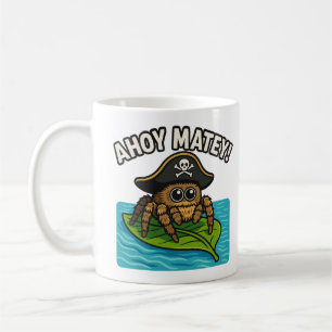 Abenteuer des springenden Piratenspinnen-Kapitäns Kaffeetasse