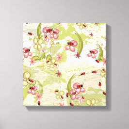 Abenteuer Ditsy Ladybirds Leinwanddruck