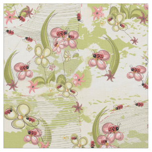 Abenteuer Ditsy Ladybirds Stoff