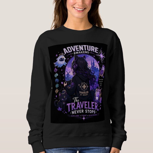 Abenteuer Erwacht Sweatshirt (Vorderseite)