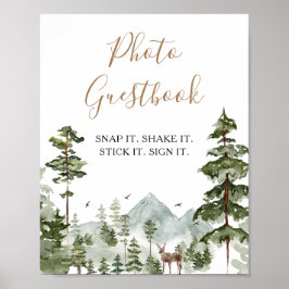 Abenteuer erwartet Brautpaar Dusche Foto-Gästebuch Poster