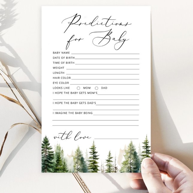 Abenteuer erwartet Waldvorhersagen für Baby (Von Creator hochgeladen)