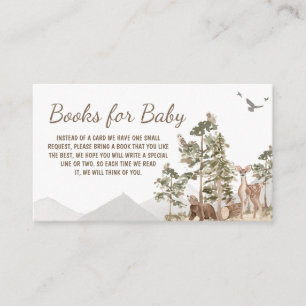 Abenteuer erwartet Woodland Animals Books for Baby Begleitkarte