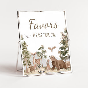 Abenteuer erwartet Woodland Animals Favoriten Poster