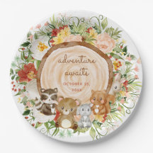 Abenteuer erwartet Woodland Creatures Baby Shower