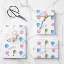 Abenteuer erwartet Wrapping Paper Flat Sheets