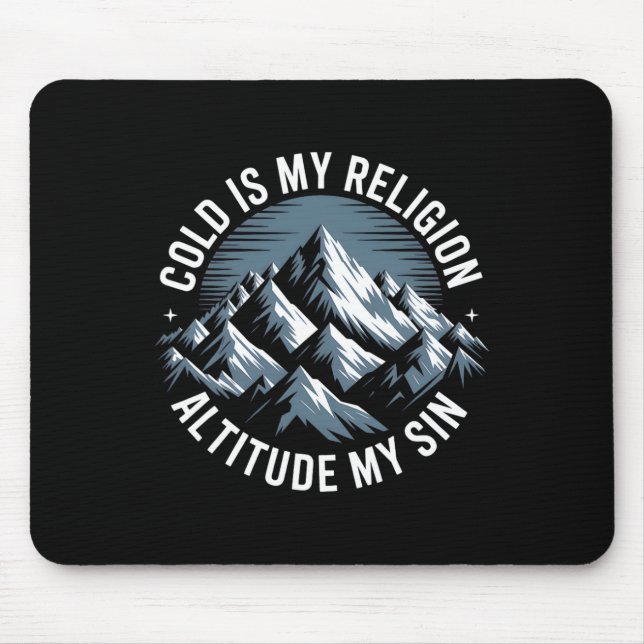 Abenteuer-Gebirgszug Vintage-Gipfel-Explorer Cl Mousepad (Vorne)
