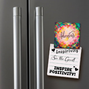 Abenteuer Hübsch Trendy Fun ONE WORD Inspirivity Magnet