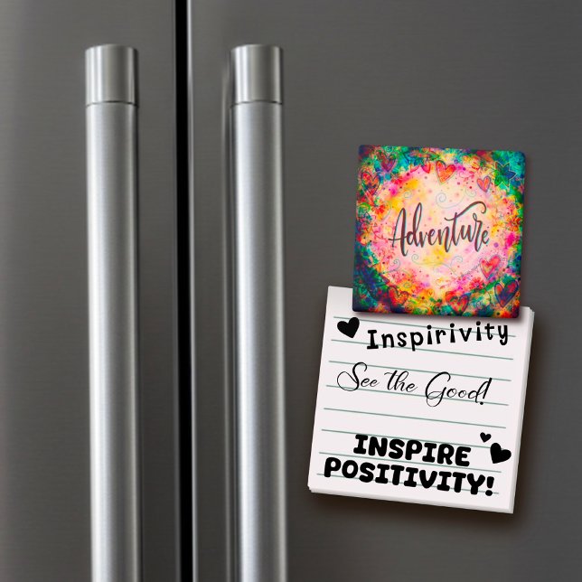 Abenteuer Hübsch Trendy Fun ONE WORD Inspirivity Magnet (Von Creator hochgeladen)