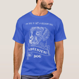 Abenteuer Hund Outr Bergwandern Camping Und Mädche T-Shirt