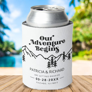 Abenteuer im Gebirge beginnt - Rustikale Waldhochz Dosenkühler