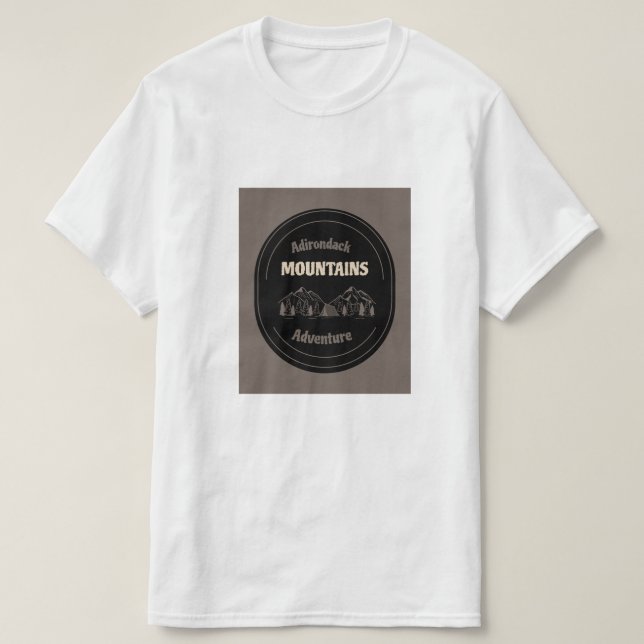 Abenteuer in Adirondack T-Shirt (Design vorne)