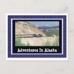 Abenteuer in Alaska Postkarte