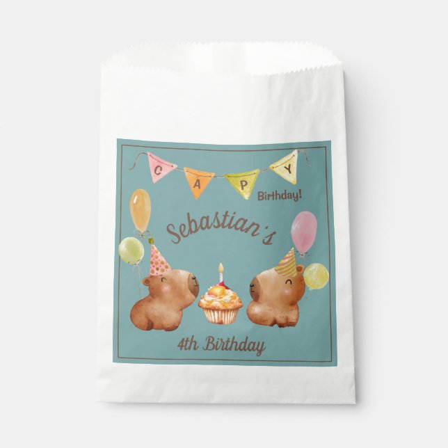 Abenteuer in Capyland Geschenktütchen (Vorderseite)