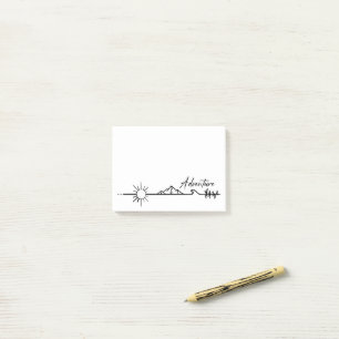 Abenteuer in den Bergen Post-it Klebezettel