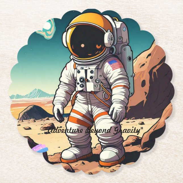 "Abenteuer in den Sternen" Untersetzer (Vorderseite)