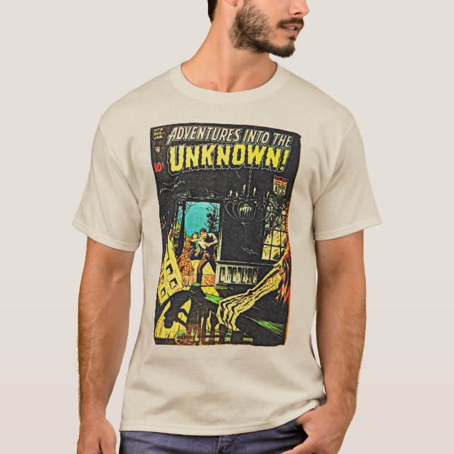Abenteuer in den unbekannten T - Shirt der 1950er  (Vorderseite)